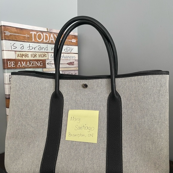SOLD Hermes Garden Party 36 Toile and Leather - Picture 2 of 10